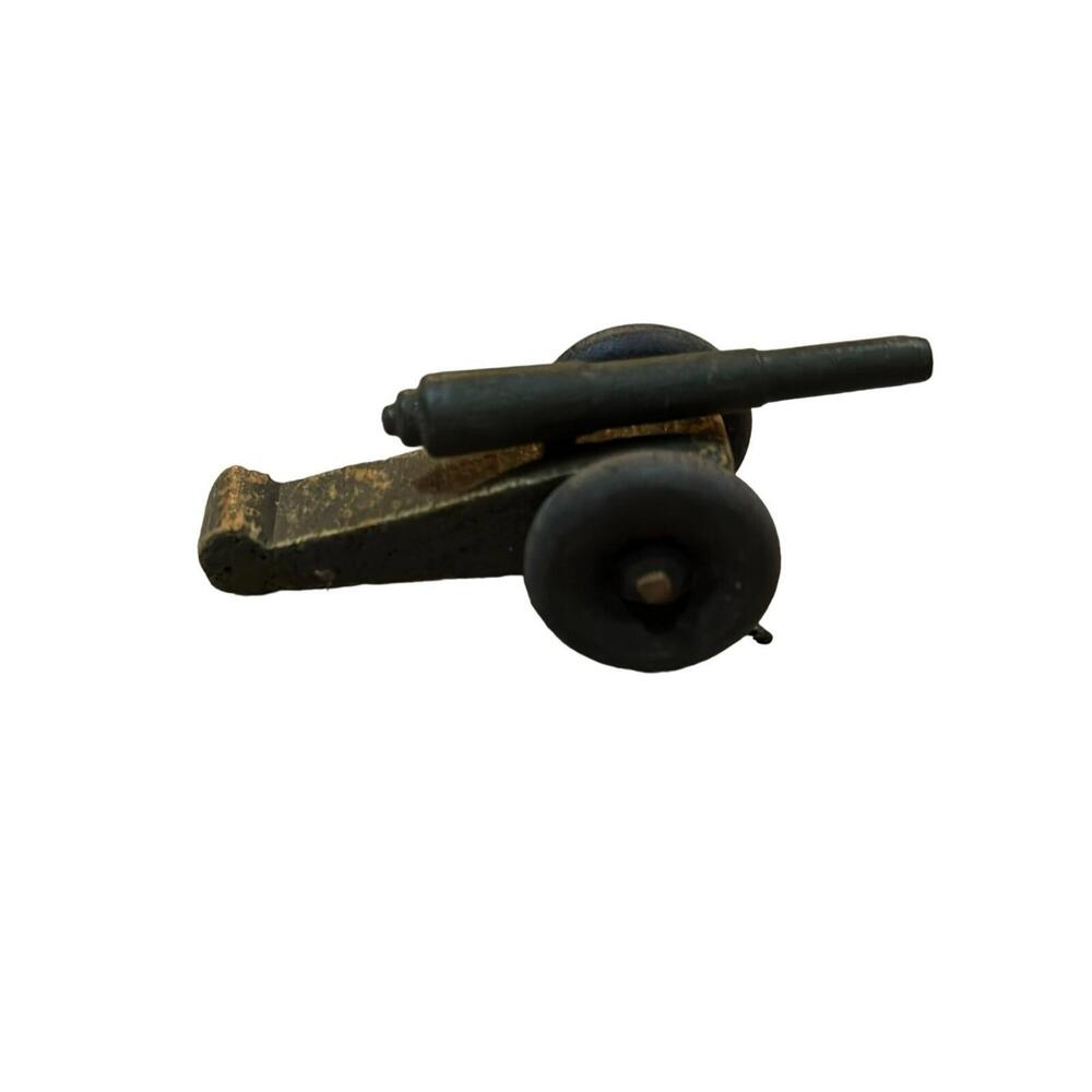Vintage Wood Toy Field Military Artillery Cannon Collectible - Picture 3 of 7